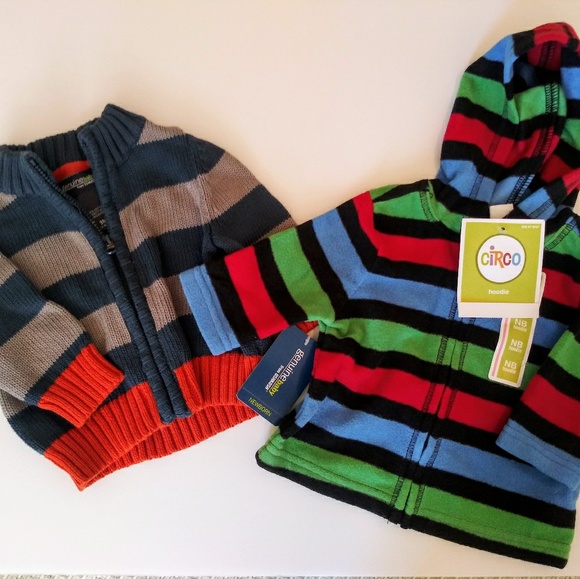 OshKosh B'gosh Other - 🎆 BOGO NWT two infant sweaters newborn & 3 months